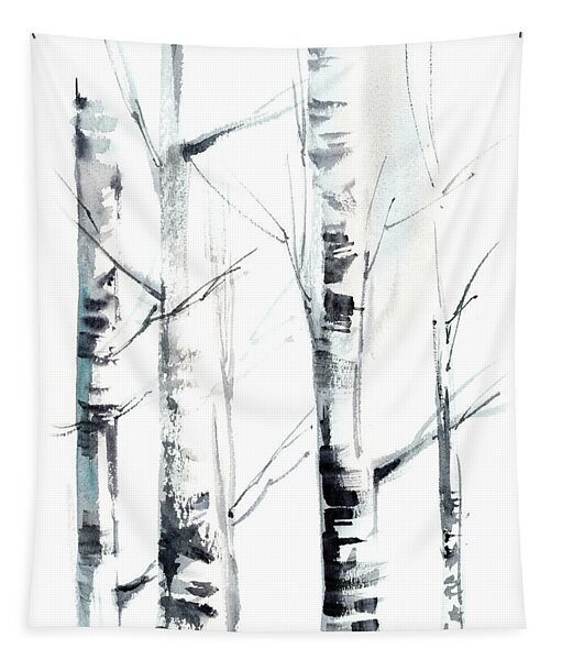 Birch Trees #1 Tapestry