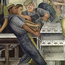 Detroit Industry   north wall by Diego Rivera