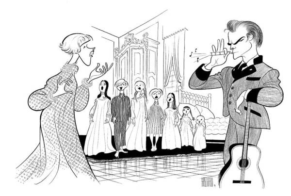 Wall Art - Drawing - The Sound Of Music #1 by Al Hirschfeld