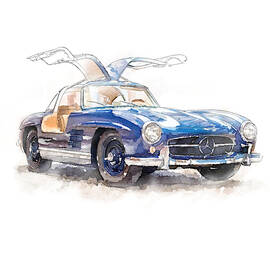 1954 Mercedes-Benz 300 SL Gullwing by Peter Farago