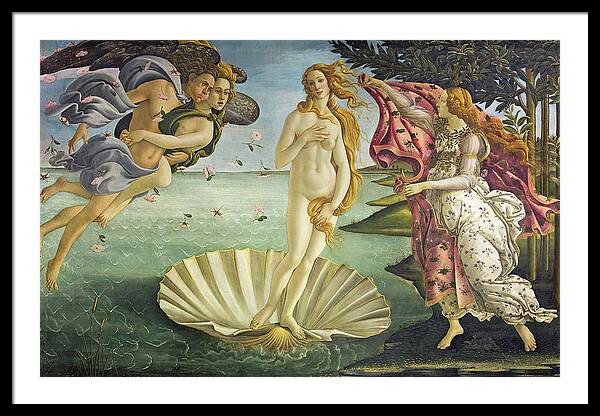 The Birth Of Venus Framed Print