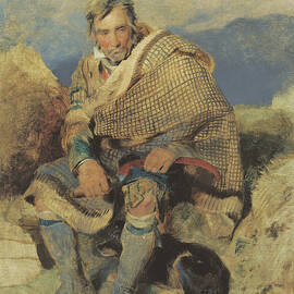 A Highland Shepherd by Edwin Landseer