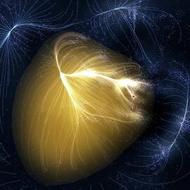 Artwork Of Laniakea Supercluster by Science Photo Library