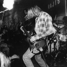Nirvana Playing In Front Of Crowd by Retro Images Archive