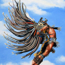 Aztec Warrior by Ruben Duran