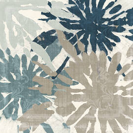 Beach Curry IV Ikat by Mindy Sommers