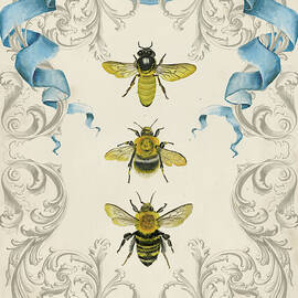 Bees & Filigree Ii by Naomi Mccavitt