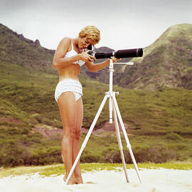 Bikini Girl And Camera by Tom Kelley Archive