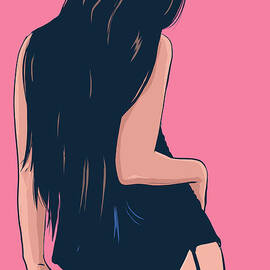 Brunette in Black by Giuseppe Cristiano