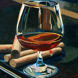 Cigars and Brandy by Christopher Mize