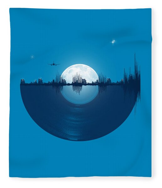City Tunes Fleece Blanket