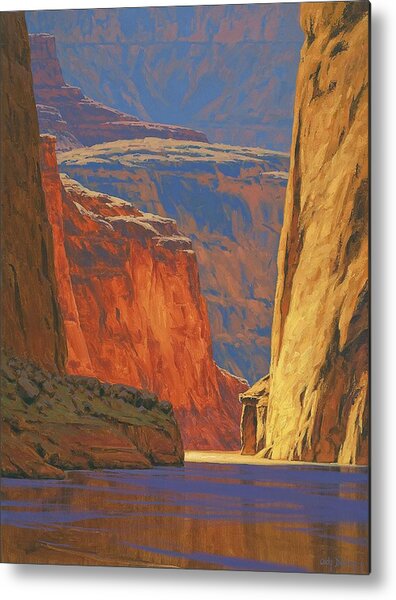 Deep In The Canyon Metal Print