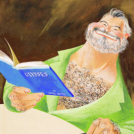 Ernest Hemingway by Al Hirschfeld