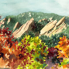 Fall Flatirons by Anne Gifford