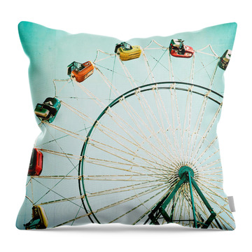 Ferris Wheel 2 Throw Pillow