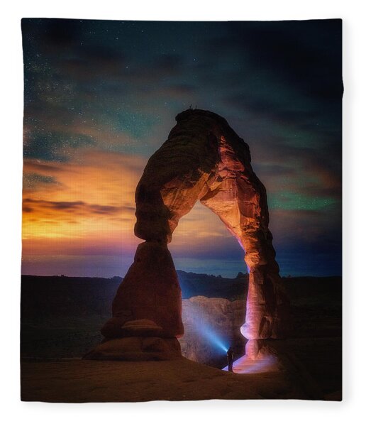 Finding Heaven Fleece Blanket