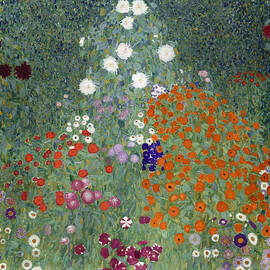 Flower Garden by Gustav Klimt