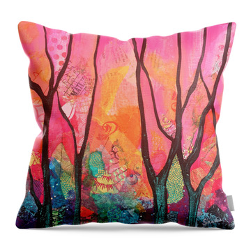 Forrest Energy Ii Throw Pillow