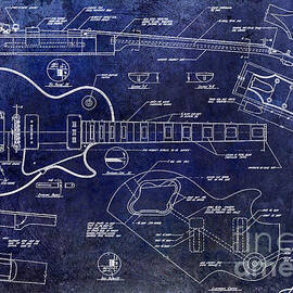 Gibson Les Paul Blueprint by Jon Neidert