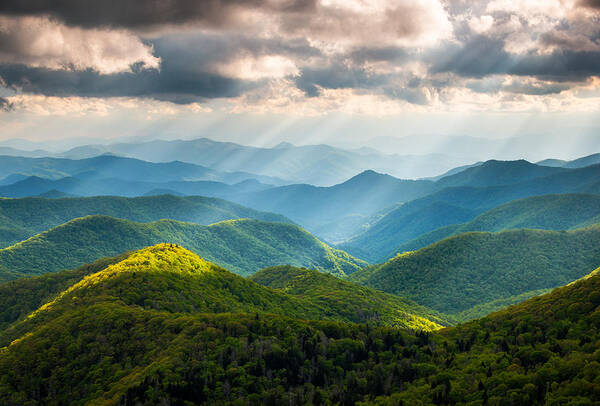 Wall Art - Photograph - Great Smoky Mountains National Park NC Western North Carolina by Dave Allen