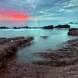 Hallett Cove Sunset by Bill  Robinson