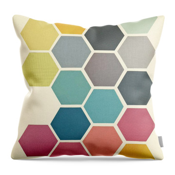Honeycomb Ii Throw Pillow