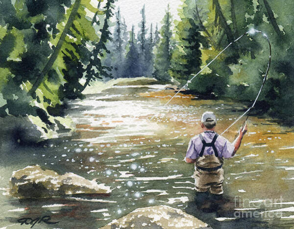 Wall Art - Painting - Hooked Up II by David Rogers