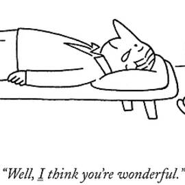 I think you are wonderful by Charles Barsotti