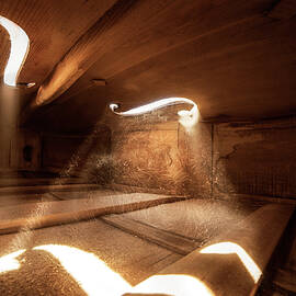 Inside Violin III by Adrian Borda