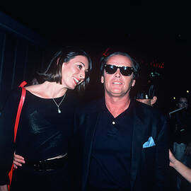 Jack Nicholson, Anjelica Huston by Art Zelin