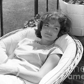 Jacqueline Kennedy relaxing at Hyannis Port 1959. by The Harrington Collection