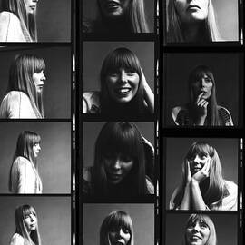 Joni Mitchell Contact Sheet by Jack Robinson