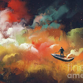 journey to outer space by Tithi Luadthong