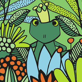 Kiss me Baby Frog Prince by Johanna Virtanen