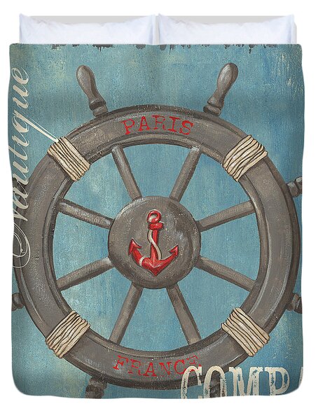 La Mer Compas Duvet Cover