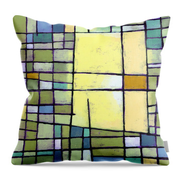 Lemon Squeeze Throw Pillow