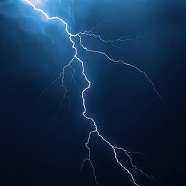 Lightning with cloudscape by Johan Swanepoel