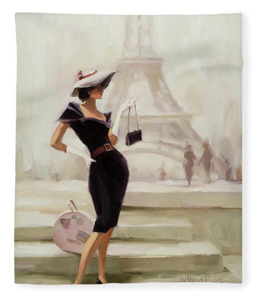 Love, From Paris Fleece Blanket