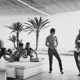 Luis And Alvaro Figuerroa With Friends by Henry Clarke