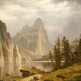 Merced River, Yosemite Valley, year 1866 by Albert Bierstadt