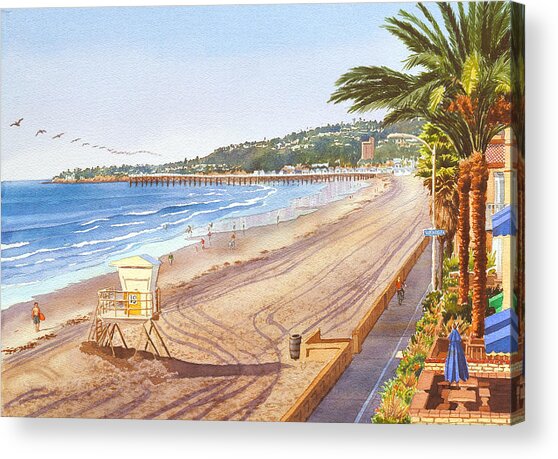 Mission Beach San Diego Acrylic Print