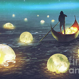 moon picking by Tithi Luadthong