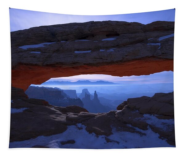 Moonlit Mesa Tapestry