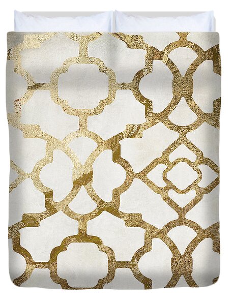 Moroccan Gold I Duvet Cover