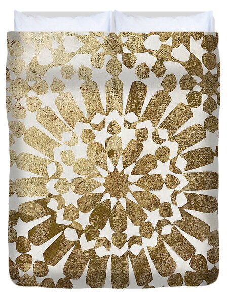 Moroccan Gold Ii Duvet Cover
