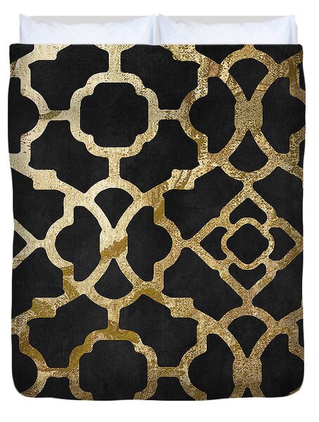 Moroccan Gold Iii Duvet Cover