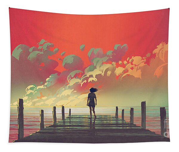 My Dream Place Tapestry