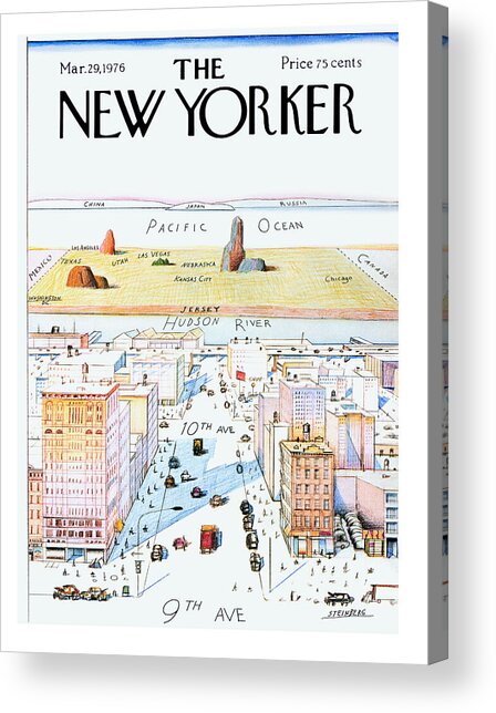 New Yorker March 29, 1976 Acrylic Print