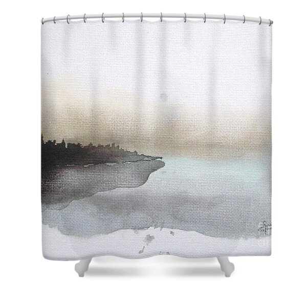 Nightfall On The Lake Shower Curtain