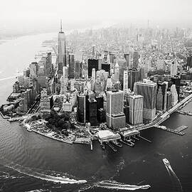 NYC Manhattan Aerial by Nina Papiorek